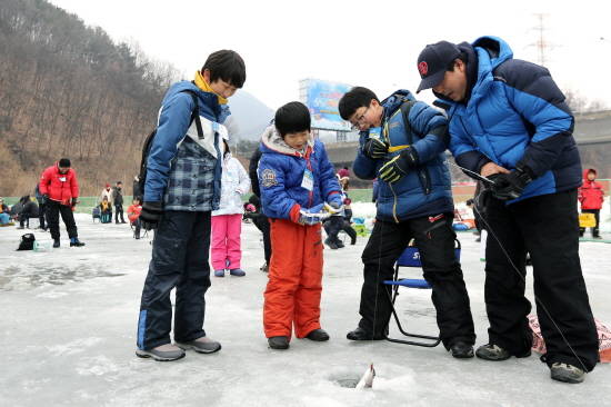 제8회 자라섬 씽씽겨울축제가 2017년 1월1일부터 31일까지 31일간 가평천과 자라섬 일원에서 개최된다. ⓒ 가평군