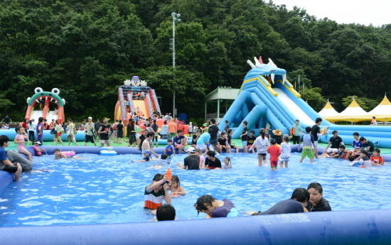 지난 2016년 양평 물축제 모습. ⓒ 양평군청