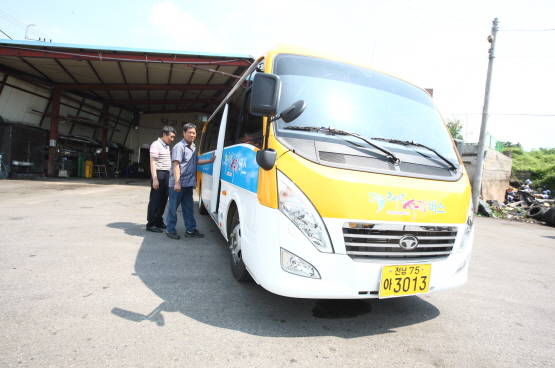 해남군 농촌형 버스. ⓒ 해남군청