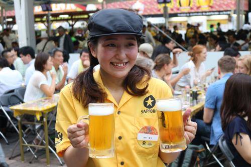 엠즈베버리지 삿포로비어가든 축제 현장. ⓒ 삿포로맥주