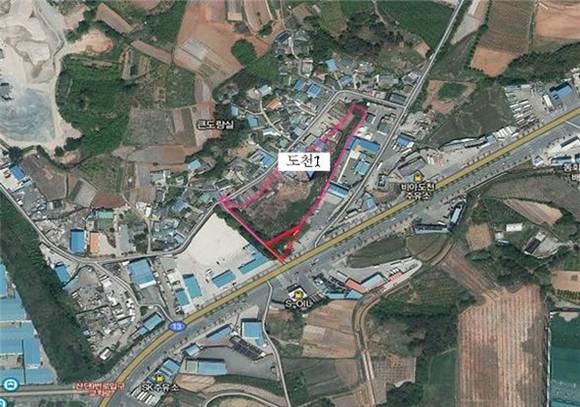 광산구 도천 저수지 위치도. ⓒ 광산구청