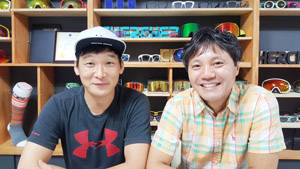 문우신 대표를 비롯해 엘에스엠컴퍼니의 전 직원들은 스포츠 관련 전문가들이다. = 김경태 기자