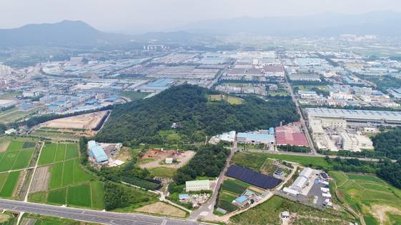 배매산성 전경. ⓒ 문화재청