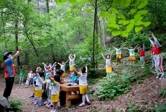 유아숲체험 활동 현장. ⓒ 산림청