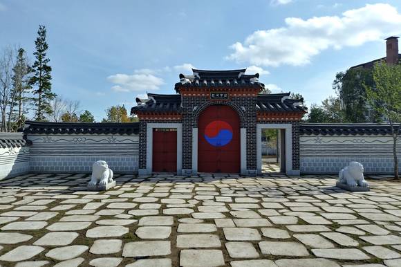 카자흐스탄 우호의 숲 한국식 정원 모습. ⓒ 산림청