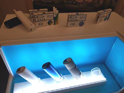 릴과 핏 제품이 전시돼있다. = 하영인 기자