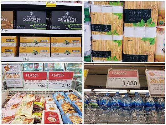 이마트는 피코크와 노브랜드를 통해 PB상품군을 강화하고 있다. = 추민선 기자