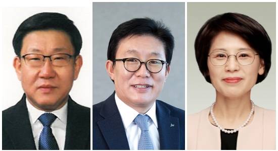 (왼쪽부터) 전재광 JW중외제약 부사장, 한성권 JW홀딩스 사장, 함은경 JW바이오사이언스 부사장. ⓒ JW중외제약