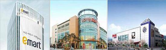 (왼쪽부터) 이마트, 롯데마트, 홈플러스 매장 전경. ⓒ 프라임경제