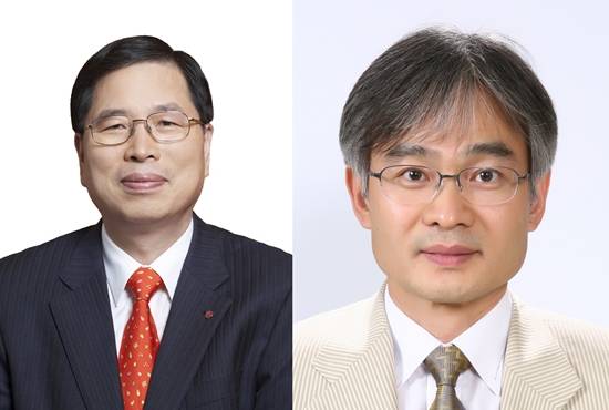 (왼쪽부터) 박진수 LG화학 부회장과 강봉균 서울대학교 생명과학부 교수가 '대한민국최고과학기술인상' 수상자로 선정됐다.