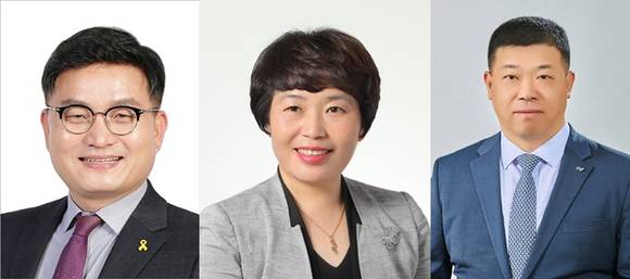 왼쪽부터 광산구의회 공병철 운영위원장, 조영임 기획총무위원장, 강장원 산업도시위원장. ⓒ 프라임경제