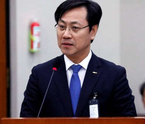 국회에 출석한 오영식 코레일 사장. ⓒ 뉴스1