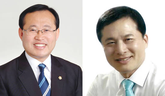 좌측부터 광주광역시의회 김동찬 의장, 전라남도의회 이용재 의장