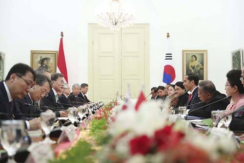 오는 9일 조코 위도도 인도네시아 대통령은 우리나라를 국빈 방문해 문재인 대통령과 '특별 전략적 동반자관계'를 내실화하기 위한 구체적 협력방안을 논의할 예정이다. ⓒ 청와대