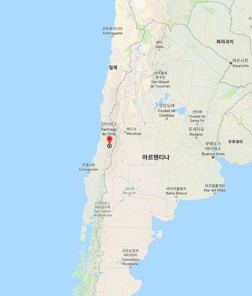 린코나다(Rinconada) 태양광 발전 사업지는 수도 산티아고로부터 남쪽으로 105km 떨어져 있다. ⓒ 대림에너지