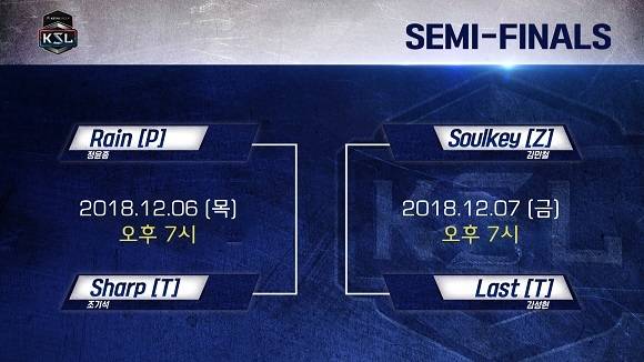 KSL 4강 대진표. ⓒ 블리자드 엔터테인먼트