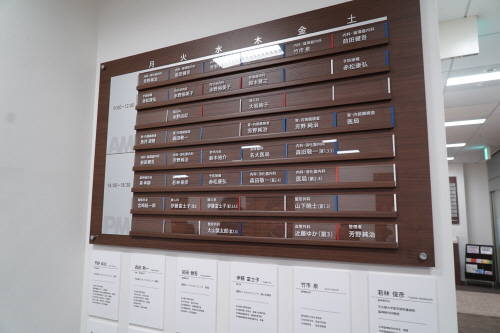 검진과 외래 모두를 소화하는 센트랄검진센터는 여러 의대와의 다양한 협력 관계를 자랑한다. 우수한 의료진들을 만날 수 있는 장점이 스케쥴표로 나타난다. ⓒ 프라임경제