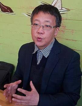 문종민 척수성근위축증 환우회 이사장. = 하영인 기자