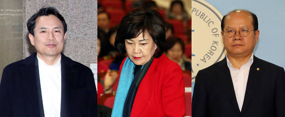 '5·18 망언'으로 논란을 빚고 있는 김진태(왼쪽부터), 김순례, 이종명 자유한국당 의원. ⓒ 연합뉴스