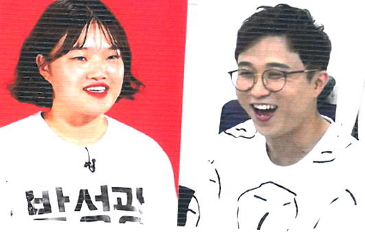개그맨 박성광(오른쪽)과 그의 매니저 임송. ⓒ 방송 캡처