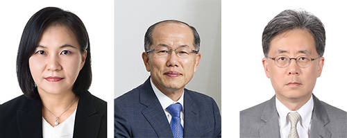 문재인 대통령은 28일 산업통상자원부 통상교섭본부장, 국가안보실 제1·2차장의 인사를 단행했다.(왼쪽부터 유명희, 김유근, 김현종) ⓒ 청와대