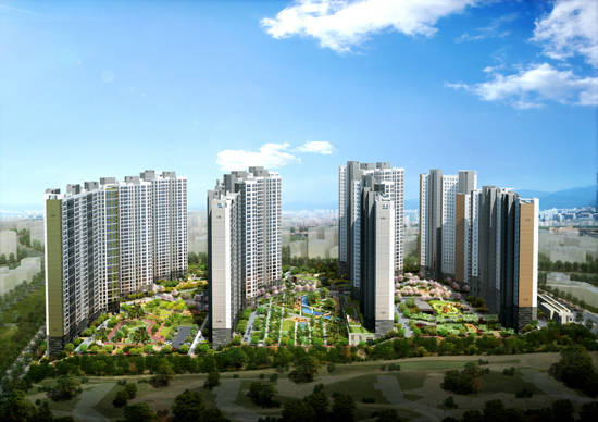 로열파크 씨티 장성 푸르지오 투시도. ⓒ 피알메이저