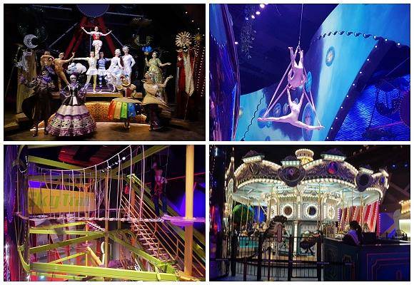 파라다이스시티 내 패밀리 엔터테인먼트 테마파크 '원더박스'에서 공연단이 미디어 아트를 배경으로 '루나 카니발'을 비롯해 독창적 미디어아트와 국내 유일 어트랙션, 디저트숍 등을 통해 환상적인 공간을 선보일 예정이다. ⓒ 프라임경제