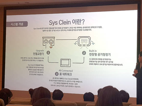 자이S&D가 '시스클라인' 시연회에서 제시한 '시스클라인 개념도' 자료. = 장귀용 기자
