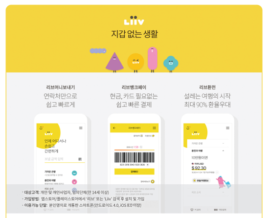 국민은행의 생활금융플랫폼 '리브'가 출시 34개월만에 가입자 400만명을 돌파했다. ⓒ KB국민은행
