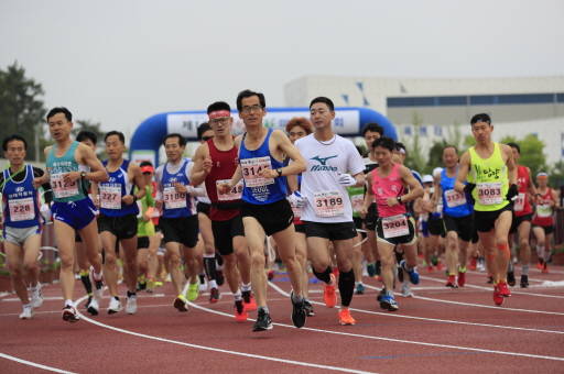 2019 보성녹차마라톤대회 출전 선수 경기장면. ⓒ 보성군