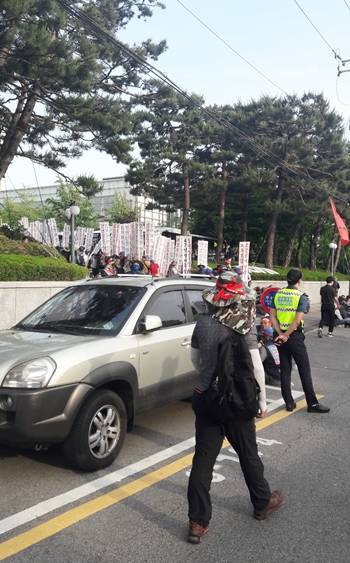 현대중공업 노조가 '현대중공업 주주총회 저지'를 결의했다. ⓒ 프라임경제