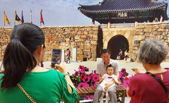 북경국제관광박람회에 참여한 서산시 관광홍보관 모습. ⓒ 서산시