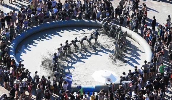 머드축제 체험존. ⓒ 보령시
