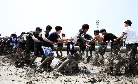 보령머드축제 체험장. ⓒ 보령시