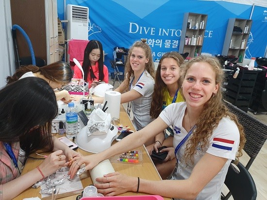 네일아트숍. ⓒ 2019광주세계수영선수권대회 조직위원회
