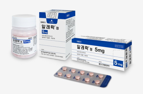 대웅제약이 판매하고 있는 알레르기질환치료제 '알레락'이 후쿠시마 공장에서 제조된 것으로 나타났다. ⓒ 한국쿄와하코기린