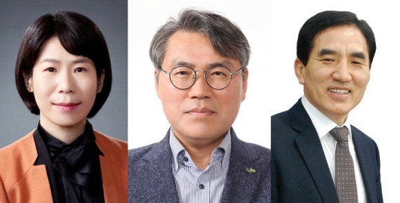 왼쪽부터 LH 장옥선 부사장, LH 서창원 경영혁신본부장, 한병홍 스마트도시본부장. ⓒ 한국토지주택공사