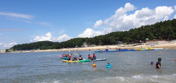 해양레저체험교실 운영 장면. ⓒ 보령시