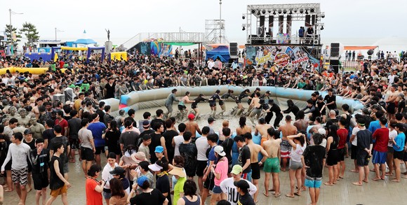 머드축제 장면. ⓒ 보령시