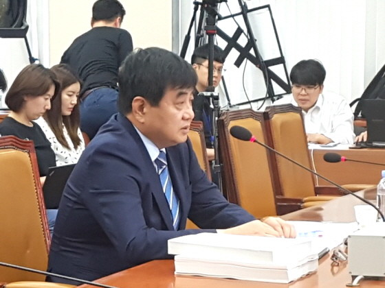30일 국회서 열린 과학기술정보방송통신위원회의 방송통신위원회 위원장 인사청문회에서 한상혁 방송통신위원회 위원장 후보가 발언하고 있다. = 황이화 기자