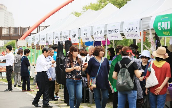 제1차 보령 무지개 프리마켓 행사 장면. ⓒ 보령시