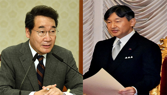 이낙연 국무총리(왼쪽)이 나루히토 일왕(오른쪽) 즉위식에 2박3일 일정으로 참석할 예정이다. 이 총리는 방일 기간 동안 아베신조 일본 총리와 회담을 가질 것으로 점쳐지면서 경색국면인 한일 관계 개선의 물꼬가 트일지 귀추가 주목된다. ⓒ 프라임경제