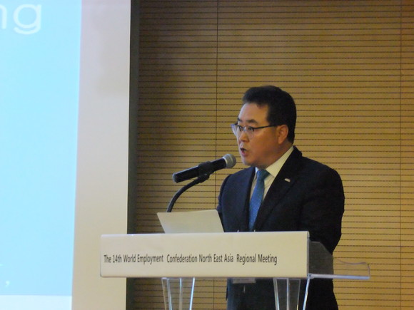 박주상 한국HR서비스산업협회 회장은 환영사. ⓒ 한국HR서비스산업협회