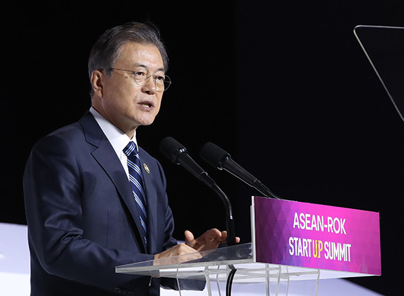 '2019 한-아세안 특별정상회의' 계기에 열린 '스타트업 서밋'은 한-아세안 간 스타업 협력과 연대를 처음으로 선언하는 자리다. ⓒ 한-아세안 특별정상회의 준비기획단
