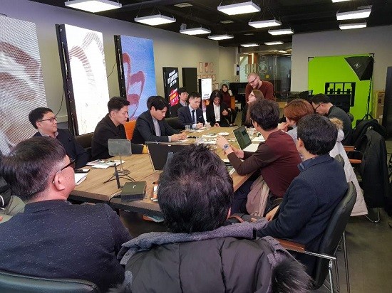 2019년 러시아 수출상담회 모습. ⓒ 한국광기술원