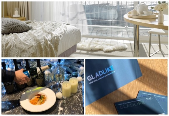 (왼쪽부터 시계방향) 해비치 웜앤릴랙스 패키지, 글래드호텔 글래드라이크 잇츠·스페셜 메뉴' 이벤트. ⓒ 각 사