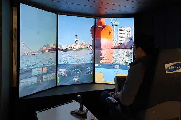 삼성중공업이 5G 기반 원격·자율운항 기술 검증에 성공했다. ⓒ 삼성중공업