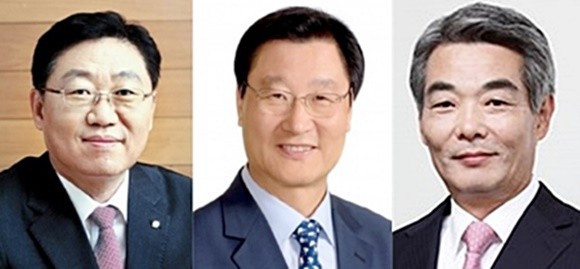 금융투자협회는 오는 20일 전자투표 방식으로 제5대 금융투자협회장을 선출한다. 사진은 금투협회장 최종 후보자로 선정된 3인. (왼쪽부터) 나재철 대신증권 대표, 정기승 KTB자산운용 부회장, 신성호 전 IBK증권 대표. ⓒ 각 사