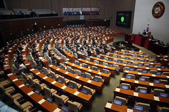 국회는 9일 저녁 본회의를 열어 '데이터 3법'을 처리했다. ⓒ 연합뉴스