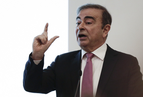 카를로스 곤은 2019년 12월31일 일본 사법 시스템에 반발하면서 일본에서 레바논으로 도주했다. ⓒ 연합뉴스